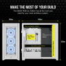 iCUE 5000X RGB QL Edition Mid-Tower ATX Case — True White - Image 6