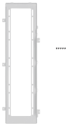 iCUE 7000X/7000D/7000D AIRFLOW Side Fan Tray, White - Image 2