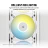 iCUE AF120 RGB ELITE 120mm PWM Fan - White - Image 4