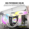iCUE AF120 RGB ELITE 120mm PWM Triple Fan Kit - White - Image 3