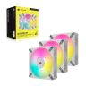 iCUE AF120 RGB ELITE 120mm PWM Triple Fan Kit - White - Image 7