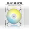 iCUE AF120 RGB ELITE 120mm PWM Triple Fan Kit - White (Revival Series) - Image 6