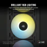 iCUE AF120 RGB SLIM 120mm PWM Fluid Dynamic Bearing Fan — Black Single Pack - Image 5