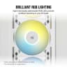 iCUE AF140 RGB ELITE 140mm PWM Dual Fan Kit - White - Image 4