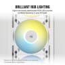 iCUE AF140 RGB ELITE 140mm PWM Fan - White - Image 4