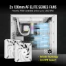 iCUE H100i RGB ELITE Liquid CPU Cooler - White - Image 4