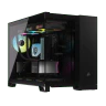 iCUE LINK 2500X RGB Micro ATX Dual Chamber PC Case - Black - Image 14