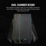 iCUE LINK 2500X RGB Micro ATX Dual Chamber PC Case - Black - Image 3