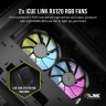 iCUE LINK 2500X RGB Micro ATX Dual Chamber PC Case - Black - Image 4