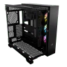 iCUE LINK 6500X RGB Mid-Tower ATX Dual Chamber PC Case - Black - Image 10