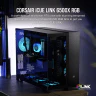 iCUE LINK 6500X RGB Mid-Tower ATX Dual Chamber PC Case - Black - Image 2