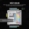 iCUE LINK 6500X RGB Mid-Tower ATX Dual Chamber PC Case - White - Image 6