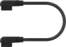 iCUE LINK Cable, 2x 135mm with Slim 90° connectors, Black - Image 2