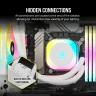 iCUE LINK H150i RGB AIO Liquid CPU Cooler - White - Image 4