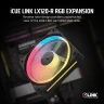 iCUE LINK LX120-R RGB 120mm PWM Reverse Fan Expansion - Image 2