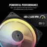 iCUE LINK LX120-R RGB 120mm PWM Reverse Fan Expansion - Image 6