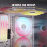 iCUE LINK LX120-R RGB 120mm PWM Reverse Fan Expansion - White - Image 3