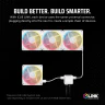 iCUE LINK LX120-R RGB 120mm PWM Reverse Fan Expansion - White - Image 5