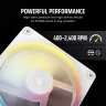 iCUE LINK LX120-R RGB 120mm PWM Reverse Fan Expansion - White - Image 6