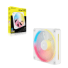 iCUE LINK LX120-R RGB 120mm PWM Reverse Fan Expansion - White - Image 9