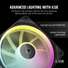 iCUE LINK LX120 RGB 120mm PWM Single Fan Expansion - Image 3