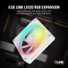 iCUE LINK LX120 RGB 120mm PWM Single Fan Expansion - White - Image 2