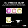 iCUE LINK LX120 RGB 120mm PWM Single Fan Expansion - White - Image 4