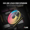 iCUE LINK LX140-R RGB 140mm PWM Reverse Fan Expansion - Image 2