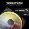 iCUE LINK LX140-R RGB 140mm PWM Reverse Fan Expansion - Image 6