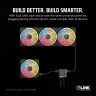 iCUE LINK LX140-R RGB 140mm PWM Reverse Fans Starter Kit - Image 5