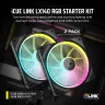 iCUE LINK LX140 RGB 140mm PWM Fans Starter Kit - Image 2