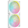 iCUE LINK LX140 RGB 140mm PWM Fans Starter Kit - White