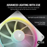 iCUE LINK LX140 RGB 140mm PWM Single Fan Expansion - White - Image 3