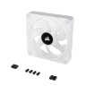 iCUE LINK QX120 RGB 120mm PWM PC Fan Expansion Kit - White - Image 15