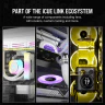 iCUE LINK QX120 RGB 120mm PWM PC Fan Expansion Kit - White - Image 6