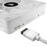 iCUE LINK QX120 RGB 120mm PWM PC Fan Expansion Kit - White - Image 9
