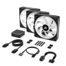 iCUE LINK QX120 RGB 120mm PWM PC Fans Starter Kit with iCUE LINK System Hub - Image 15