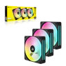 iCUE LINK QX120 RGB 120mm PWM PC Fans Starter Kit with iCUE LINK System Hub - Image 16