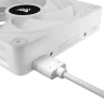 iCUE LINK QX120 RGB 120mm PWM PC Fans Starter Kit with iCUE LINK System Hub - White - Image 16