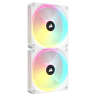 iCUE LINK QX140 RGB 140mm PWM PC Fan Expansion Kit - White - Image 13