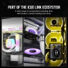 iCUE LINK QX140 RGB 140mm PWM PC Fan Expansion Kit - White - Image 6