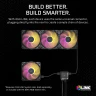 iCUE LINK RX120 MAX RGB 120mm PWM Thick Fan Expansion - Black - Image 5