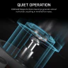 iCUE LINK RX120 MAX RGB 120mm PWM Thick Fan Expansion - Black - Image 6