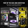 iCUE LINK RX120 RGB 120mm PWM Fan Triple Starter Kit - White - Image 7