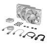 iCUE LINK RX120 RGB 120mm PWM Fan Triple Starter Kit - White - Image 9