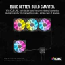 iCUE LINK RX120 RGB 120mm PWM Single Fan Expansion - White - Image 3
