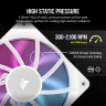 iCUE LINK RX120 RGB 120mm PWM Single Fan Expansion - White - Image 4
