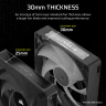 iCUE LINK RX140 MAX RGB 140mm PWM Thick Fan Expansion - Image 3