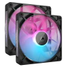 iCUE LINK RX140 RGB 140mm PWM Fan Twin Starter Kit