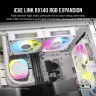 iCUE LINK RX140 RGB 140mm PWM Single Fan Expansion - White - Image 2